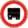 Traffic banned to large vehicles 